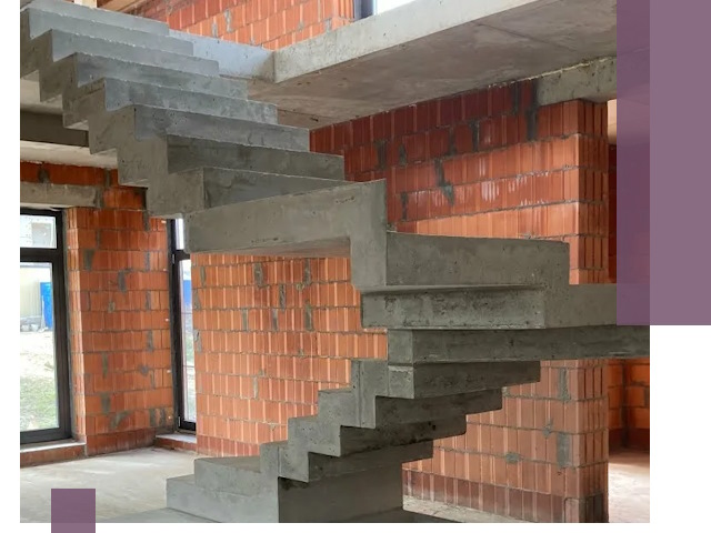 Изготовление бетонных лестниц под ключ в Ахтубинске