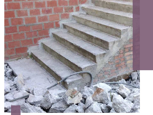 Демонтаж бетонных лестниц в Ахтубинске: быстро и безопасно