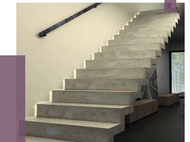 Облицовка бетонных лестниц в Ахтубинске от 4660 руб/м2