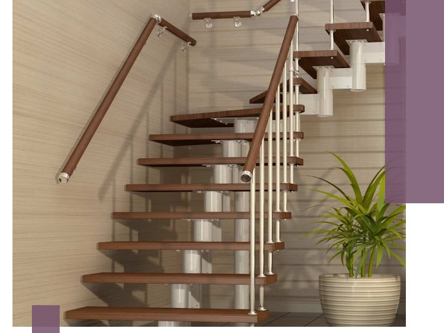 Изготовление модульных лестниц под ключ в Ахтубинске