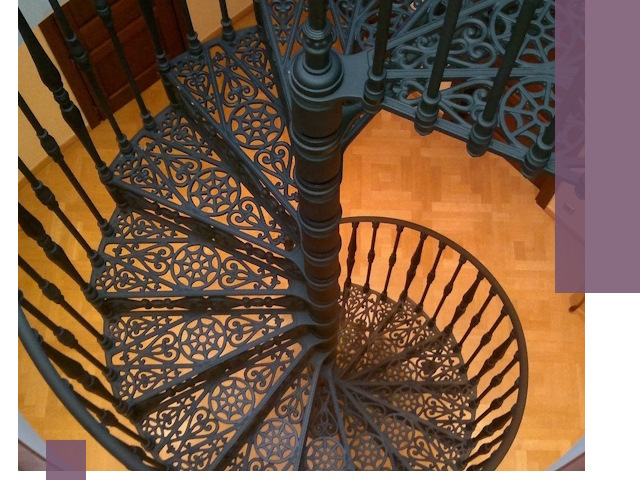 Винтовые лестницы под ключ в Ахтубинске: производство и монтаж