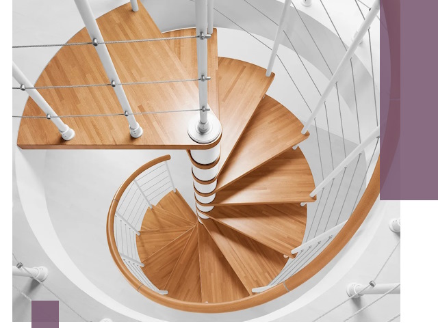 Изготовление винтовых лестниц под ключ в Ахтубинске