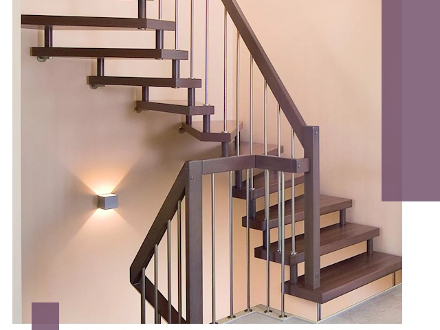 Изготовление лестниц на больцах в Ахтубинске под ключ