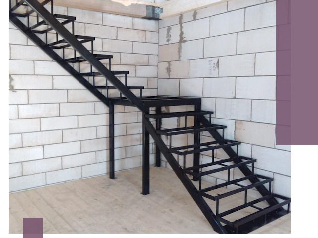 Лестницы на металлокаркасе под ключ в Ахтубинске — изготовление и монтаж