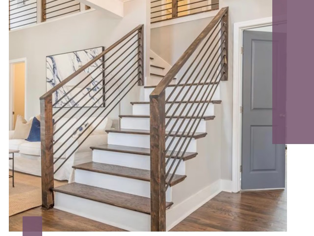 Лестницы для коттеджа под ключ в Ахтубинске — изготовление и монтаж