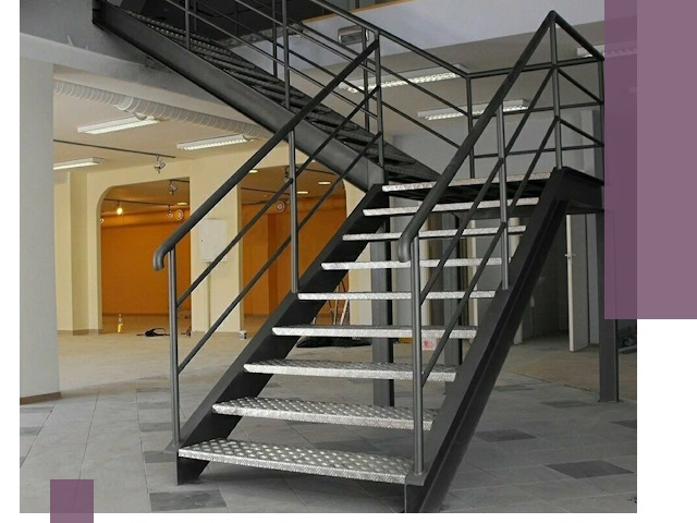 Лестницы для офиса в Ахтубинске: изготовление, монтаж, демонтаж