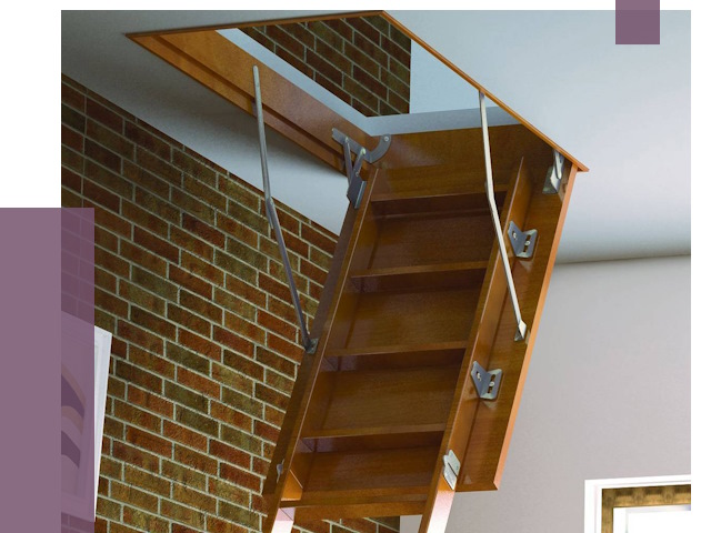 Установка чердачной лестницы в Ахтубинске от 7922 руб. | ПРОЛЁТ-Хтб