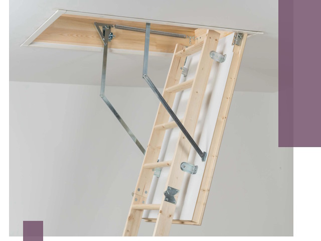 Установка чердачной лестницы под ключ в Ахтубинске