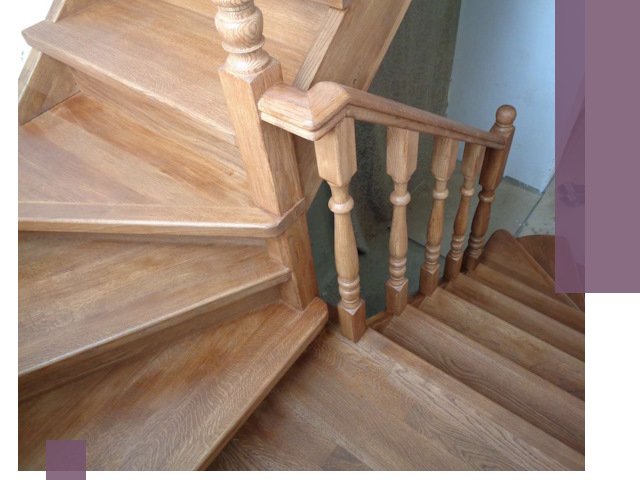 Дубовые лестницы под ключ в Ахтубинске: изготовление и монтаж