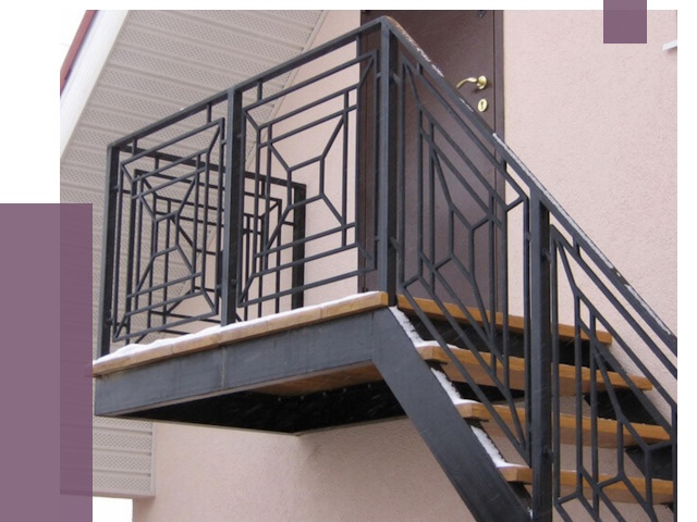 Металлические перила в Ахтубинске от 4349 руб.  | ПРОЛЁТ-Хтб