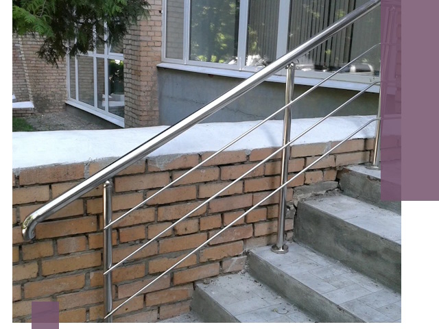 Перила из нержавеющей стали высокого качества в Ахтубинске