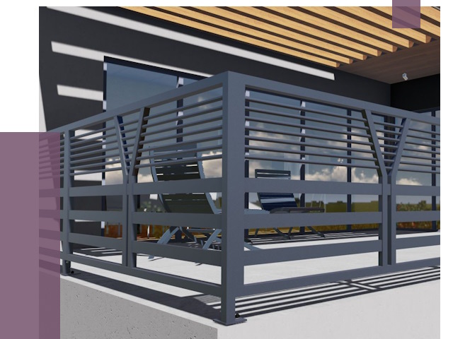 Изготовление балконных ограждений в Ахтубинске от 10873 руб. | ПРОЛЁТ-Хтб