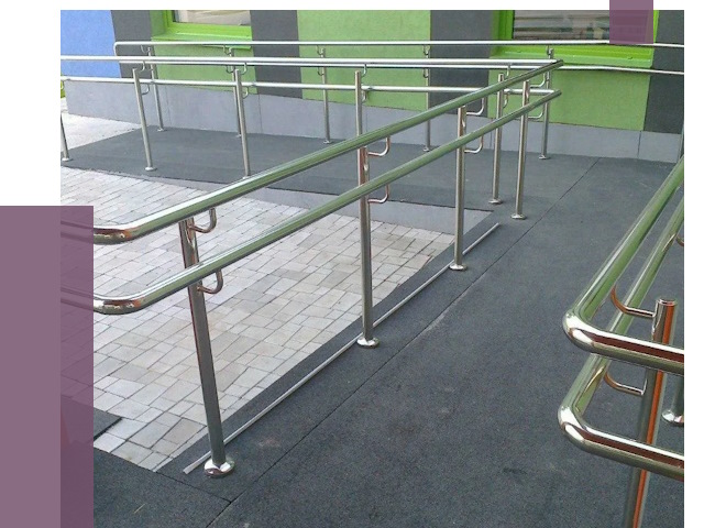 Ограждения пандусов в Ахтубинске от 4401 руб. монтаж | ПРОЛЁТ-Хтб