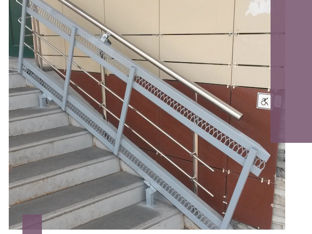 Изготовление откидных пандусов под ключ в Ахтубинске