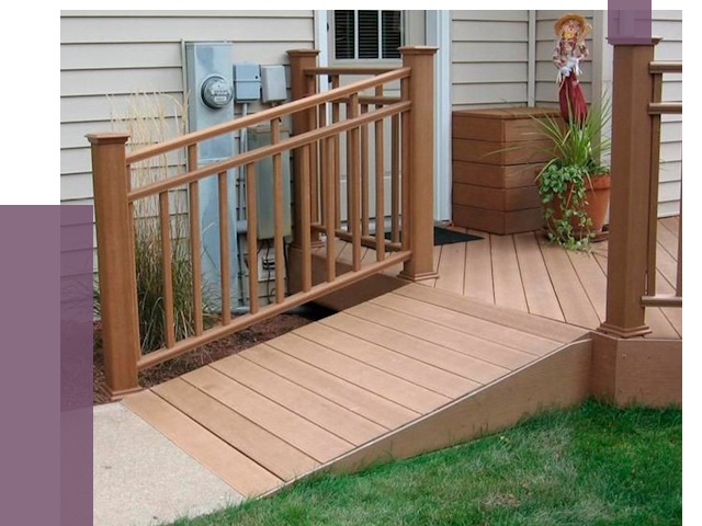 Пандус на крыльцо в Ахтубинске под ключ от 7870 руб.