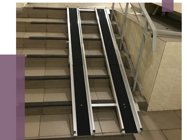 Установка пандуса в подъезд в Ахтубинске от 8077 руб. под ключ | ПРОЛЁТ-Хтб