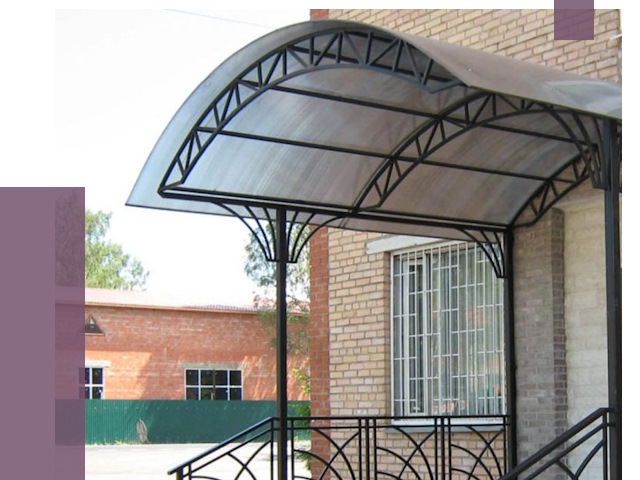 Металлические навесы и козырьки в Ахтубинске от 12944 руб.