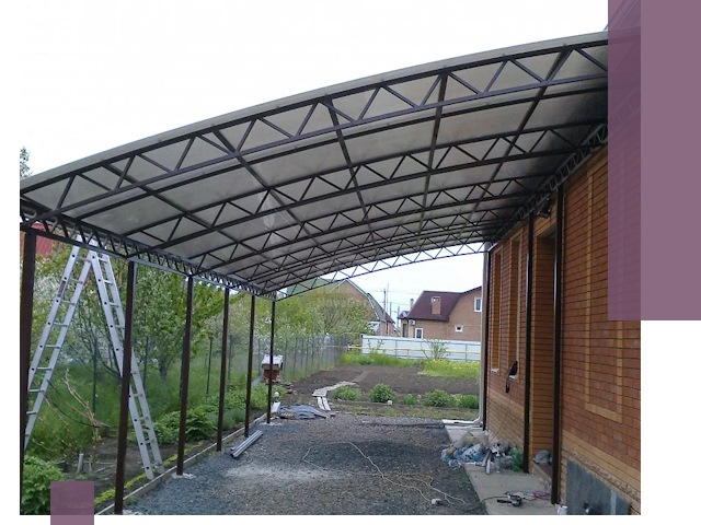 Профессиональный монтаж навесов под ключ в Ахтубинске