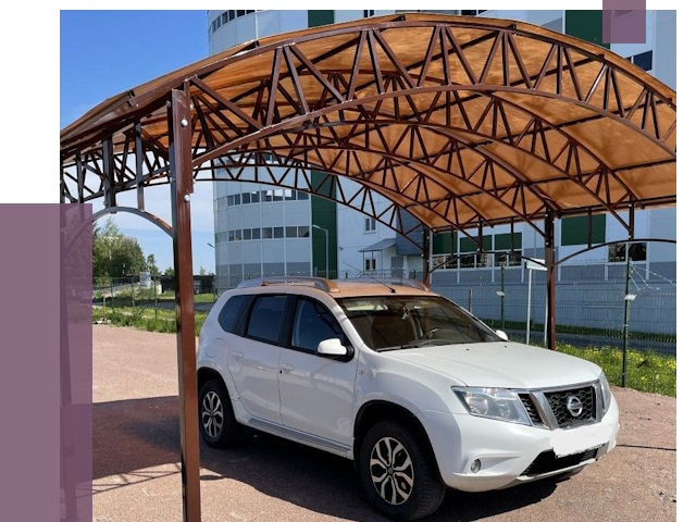 Недорогие навесы в Ахтубинске от 43491 руб. | ПРОЛЁТ-Хтб