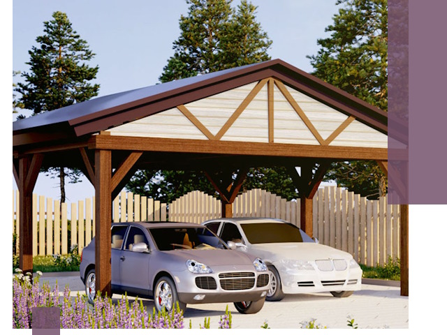 Навесы для автомобиля в Ахтубинске — изготовление и монтаж