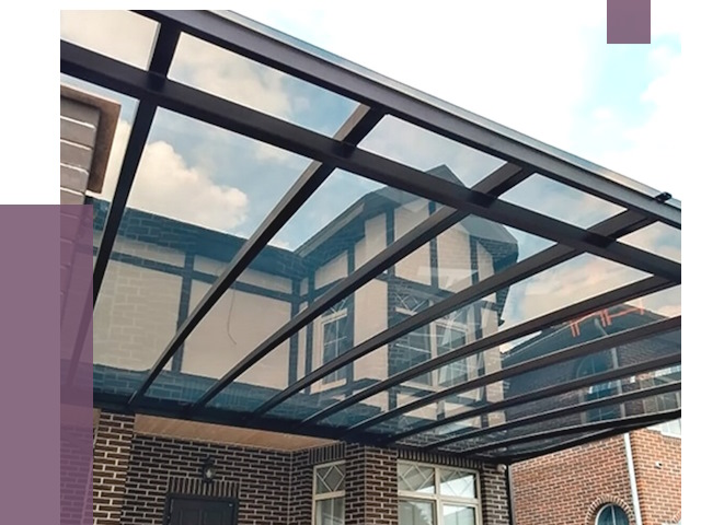 Навесы из поликарбоната в Ахтубинске от 8719 руб. под ключ — ПРОЛЁТ-Хтб