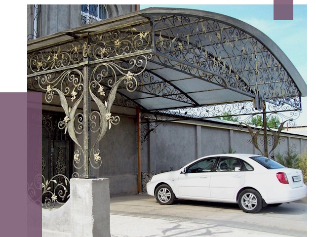 Кованые навесы в Ахтубинске от 14756 руб. | ПРОЛЁТ-Хтб