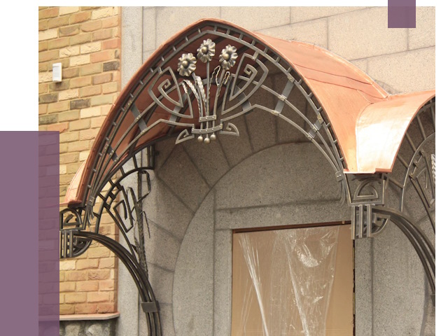 Арочные козырьки в Ахтубинске от 14756 руб. 