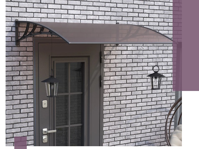 Недорогие козырьки и навесы под ключ в Ахтубинске