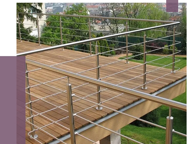 Алюминиевые парапеты в Ахтубинске под ключ от 7870 руб. 