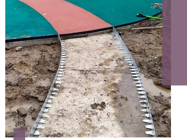 Металлические бордюры для дорожек в Ахтубинске — монтаж и изготовление