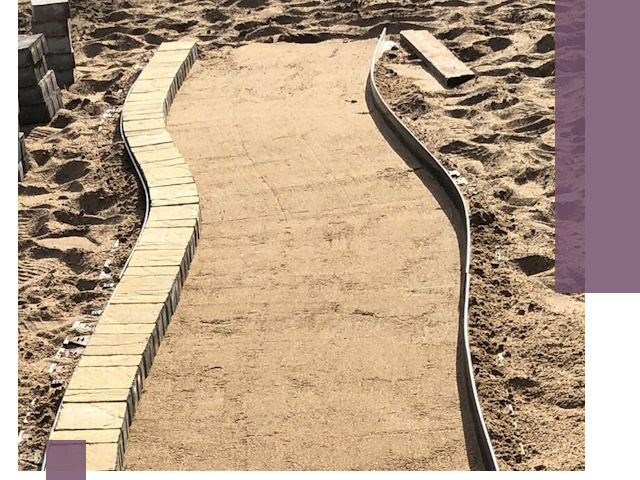 Металлические бордюры для тротуаров в Ахтубинске — прочные и долговечные