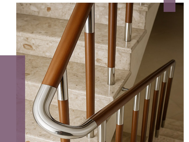 Монтаж поручней в Ахтубинске от 9837 руб. монтаж под ключ | ПРОЛЁТ-Хтб