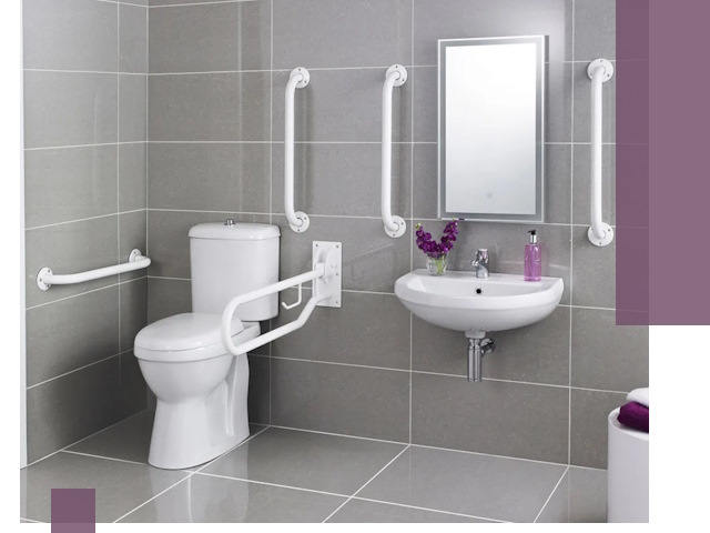 Поручни для санузлов в Ахтубинске: установка, ремонт и монтаж